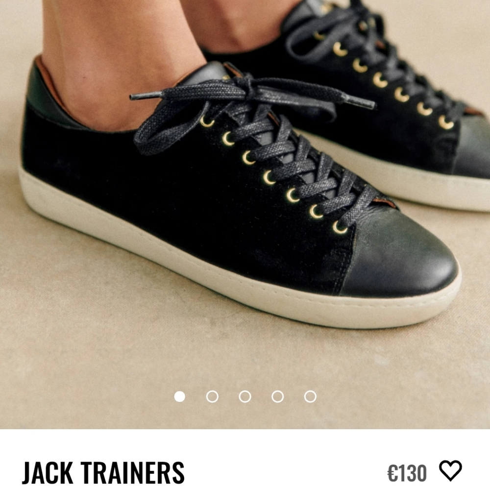 Sezane jack trainers